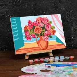 Картина по номерам на холсте с подрамником