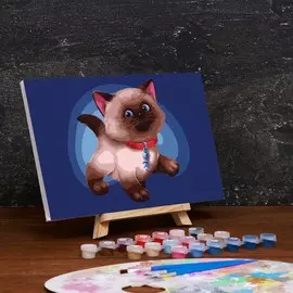 Картина по номерам на холсте с подрамником