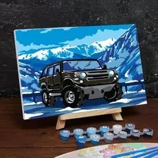 Картина по номерам на холсте с подрамником