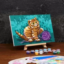 Картина по номерам на холсте с подрамником