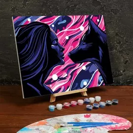 Картина по номерам на холсте с подрамником