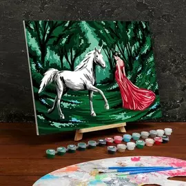 Картина по номерам на холсте с подрамником