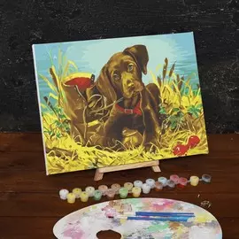 Картина по номерам на холсте с подрамником