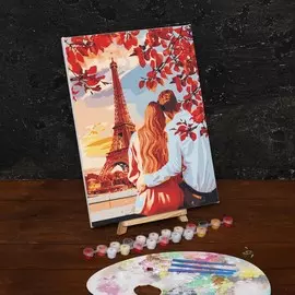 Картина по номерам на холсте с подрамником