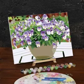 Картина по номерам на холсте с подрамником