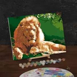 Картина по номерам на холсте с подрамником