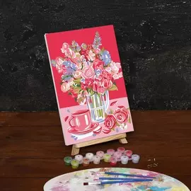 Картина по номерам на холсте с подрамником