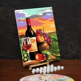 Картина по номерам на холсте с подрамником