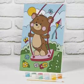 Картина по номерам для детей на подрамнике