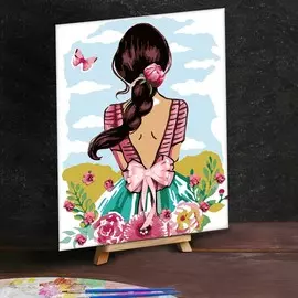 Картина по номерам с дополнительными элементами