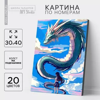 Картина по номерам с подрамником