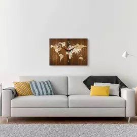 Картина с часами