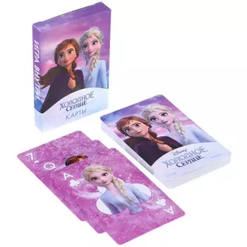 Карты игральные холодное сердце, дисней