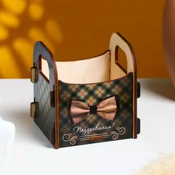 Кашпо деревянное 10.51011 см подарочное рокси смит