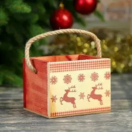 Кашпо деревянное