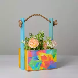 Кашпо деревянное, 15128.5(25) см