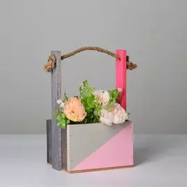 Кашпо деревянное, 15128.5(25) см