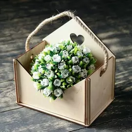 Кашпо деревянное 171217.5 см конверт