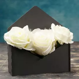 Кашпо деревянное 18×6×20 см конверт радель