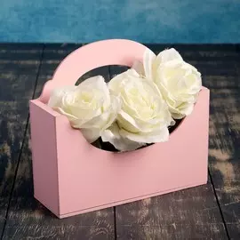 Кашпо деревянное 19.7×6.8×17.6 см конверт александра