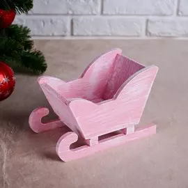 Новый год. кашпо деревянное 201213 см