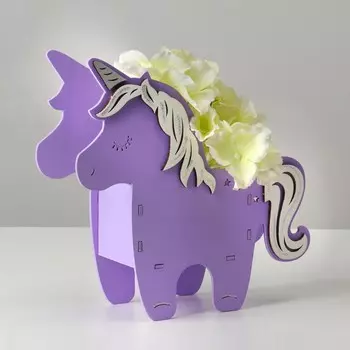 Кашпо деревянное 21.5721 см уникальное