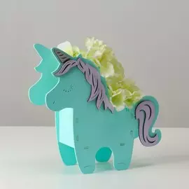 Кашпо деревянное 21.5721 см уникальное