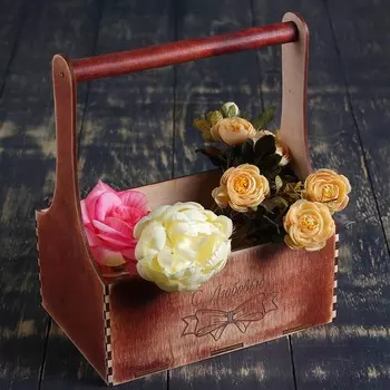 Кашпо деревянное 241222 см мэлони дэмур