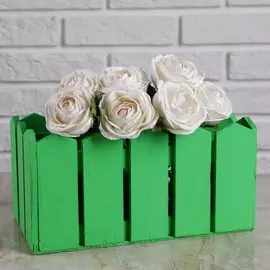 Кашпо деревянное 24×12×9 см