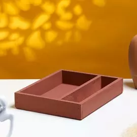 Кашпо деревянное 25.5×20×4.5 см