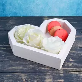 Кашпо деревянное 26.5×24×4.5 см