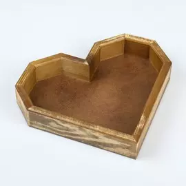 Кашпо деревянное 26.5×24×4.5 см