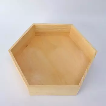 Кашпо деревянное 28*28*5 см