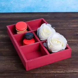 Кашпо деревянное 28×19×5 см