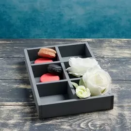 Кашпо деревянное 28×19×5 см