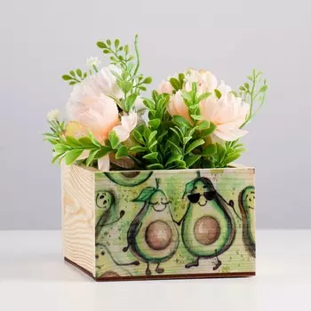 Кашпо деревянное