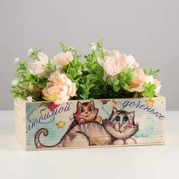 Кашпо деревянное