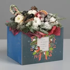 Кашпо деревянное