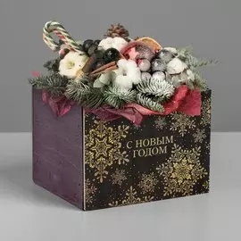 Кашпо деревянное