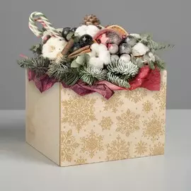 Кашпо деревянное