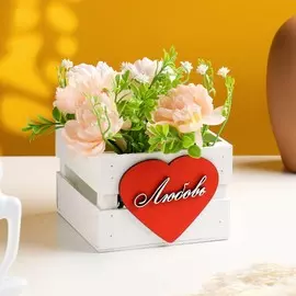 Кашпо деревянное реечное