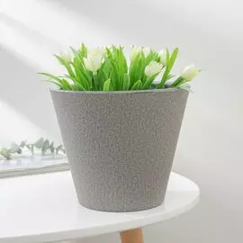 Кашпо для цветов со вставкой