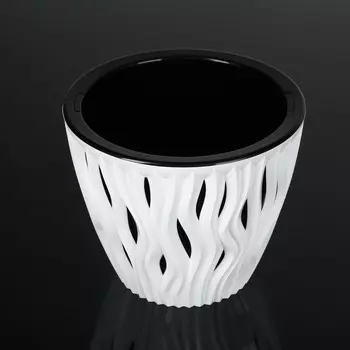 Кашпо для цветов со вставкой