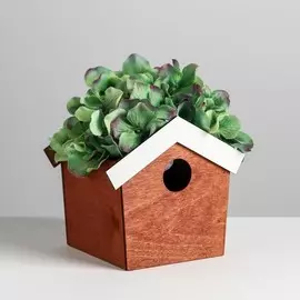 Кашпо-домик