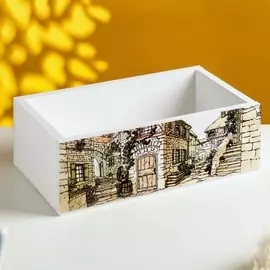 Кашпо флористическое деревянное