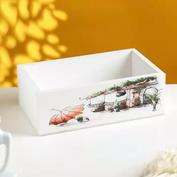 Кашпо флористическое деревянное