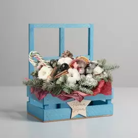 Кашпо флористическое с окном