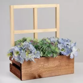 Кашпо флористическое с окном