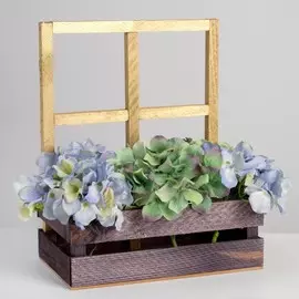 Кашпо флористическое с окном