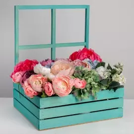 Кашпо флористическое с окном